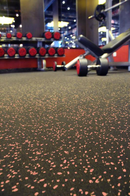 Red Speckle Rubber Flooring
