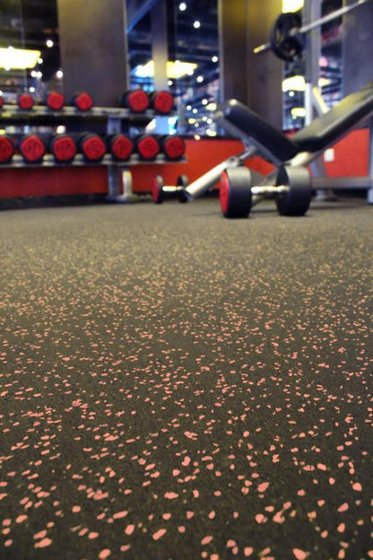 Red Speckle Rubber Flooring