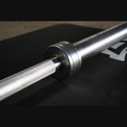 7' Hard Chrome Triple Bearing Olympic Bar