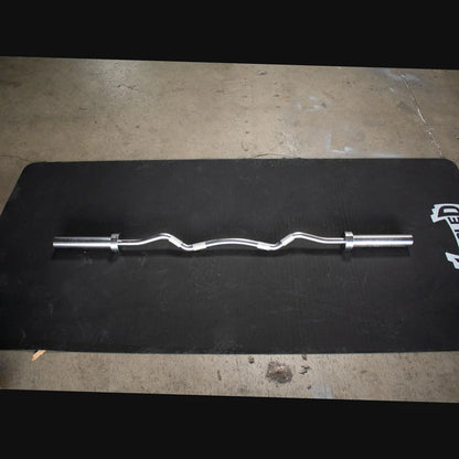 5' Hard Chrome Curl Bar