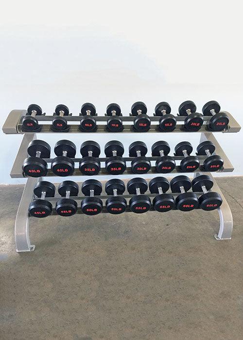 Three Tier 12 Pairs Dumbbell Rack