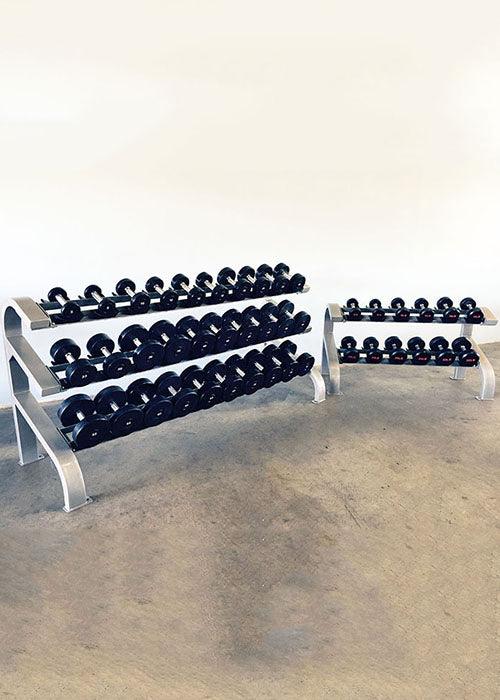 Three Tier 12 Pairs Dumbbell Rack