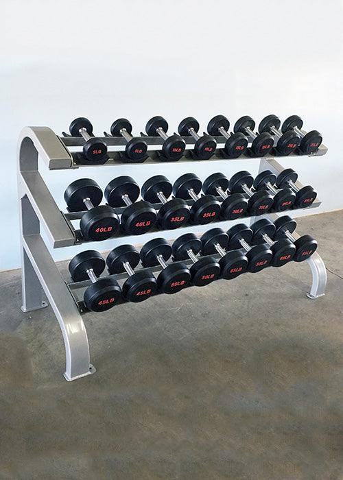 Three Tier 12 Pairs Dumbbell Rack