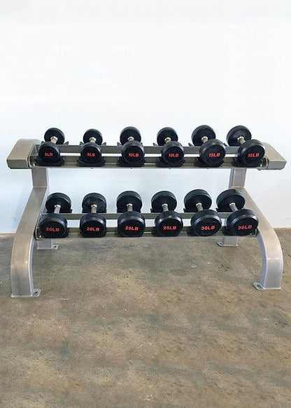 Two Tier 6 Pairs Dumbbell Rack